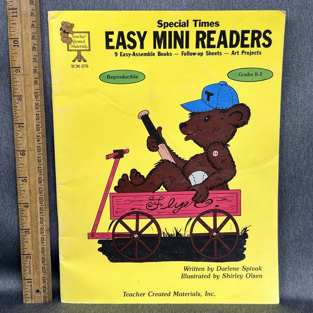 1980s Special Times Easy Mini Readers Grades K-2 Teacher Material CLEAN INSIDE